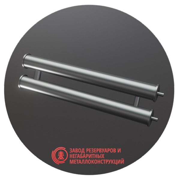 Регистры отопления двухрядные РСП-2x76x2.5-7000 мм