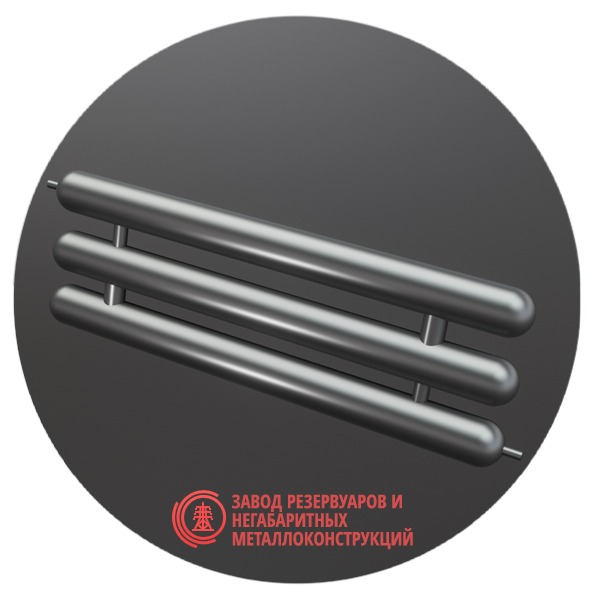 Регистры отопления трехрядные РСЭ-3x108x3.0-2000 мм