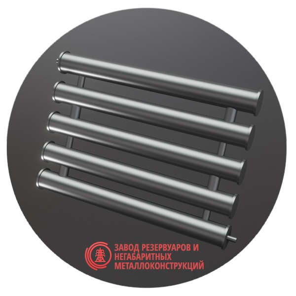 Регистры отопления пятирядные РСП-5x114x4.0-7000 мм