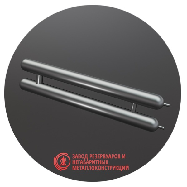Регистры отопления двухрядные РСЭ-2x89x3.0-3000 мм