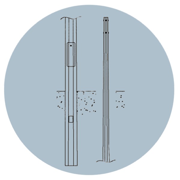 Опора освещения ОГК-16